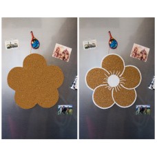 2019 "Flower" Cork Memo Notice Board message home office wall pinboard, 7 pins   252357120569